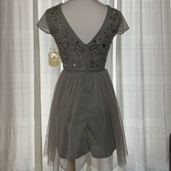 Altar’d State Lola Sequin Tulle Dress Extra Small NWT - Picture 12 of 13